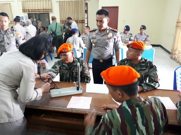 Polresta Pekanbaru Laksanakan Donor Darah